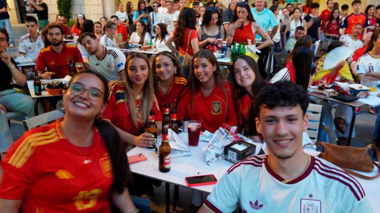 Fotogalería: La provincia de Jaén se convierte en una fiesta con la victoria de España