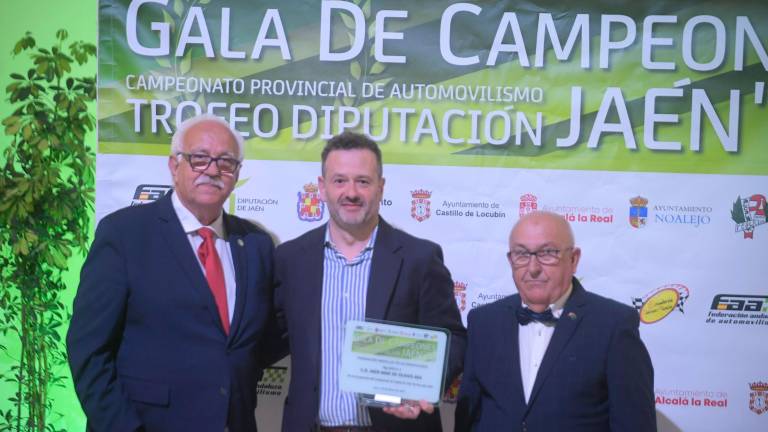 Jaén corona a los exponentes del automovilismo en la Copa Diputación