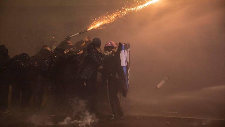 Duras protestas en la celebración de los Juegos Olímpicos de Invierno en Milán