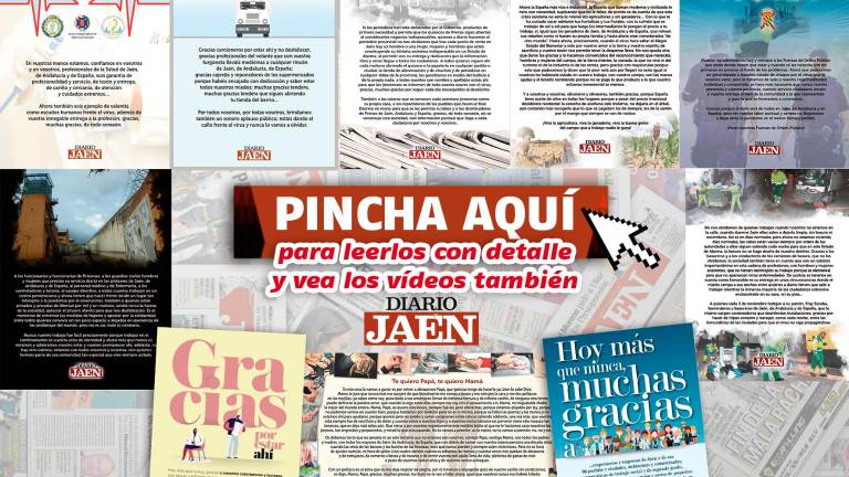 Todas las felicitaciones al trabajo de Diario JAÉN y los aplausos públicos a los valientes de la sociedad