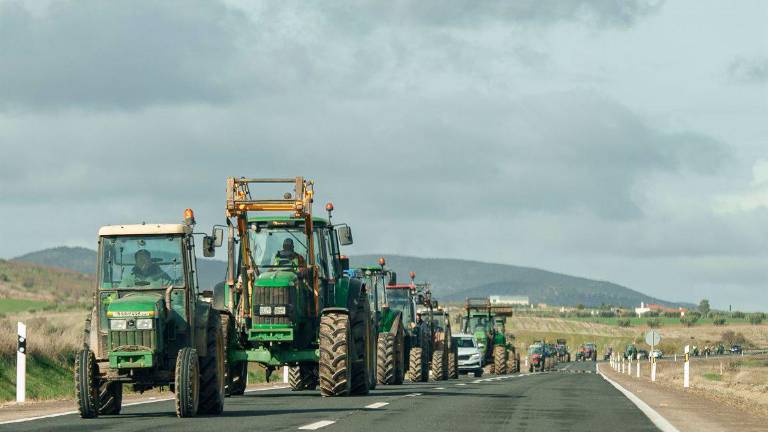 Agricultores y ganaderos jiennenses secundan la protesta nacional del 29 de enero