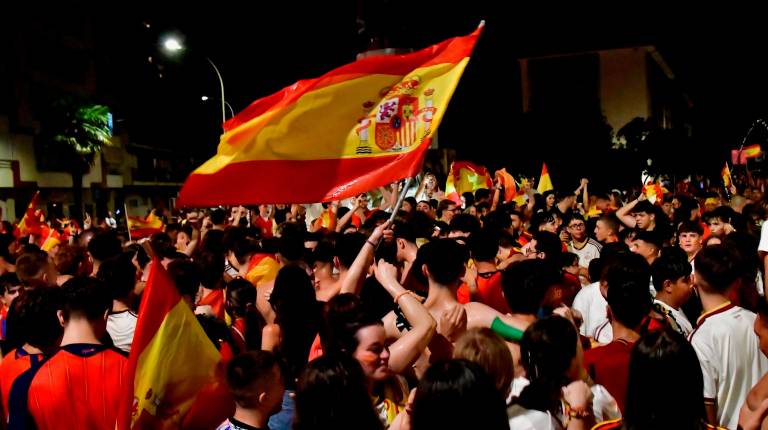 Fotogalería: Jaén se convierte en una fiesta para celebrar el triunfo de la selección