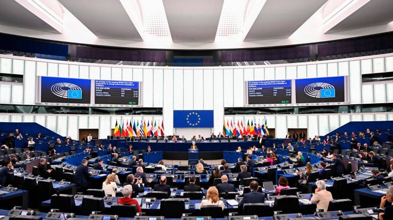 <i>Pleno del Parlamento Europeo. / Europa Press. </i>