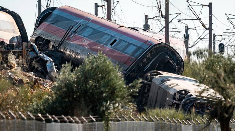 <i>Accidente ferroviario en Urda, Toledo.</i>