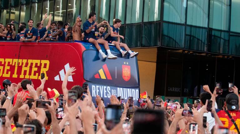 Fotogalería: Así celebra la selección española la Copa del Mundo