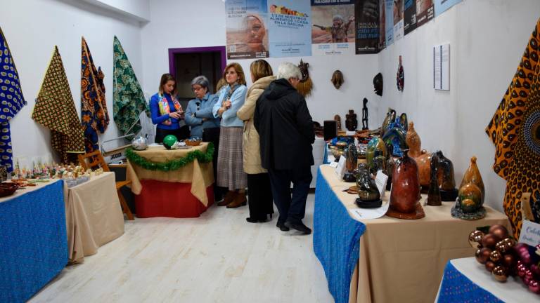 Mercadillo de Manos Unidas en Jaén.