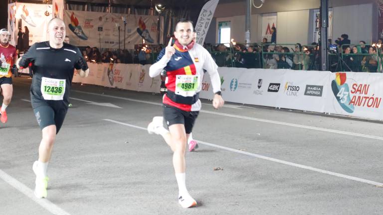 ¿Está dentro de la marea de atletas? San Antón sigue...
