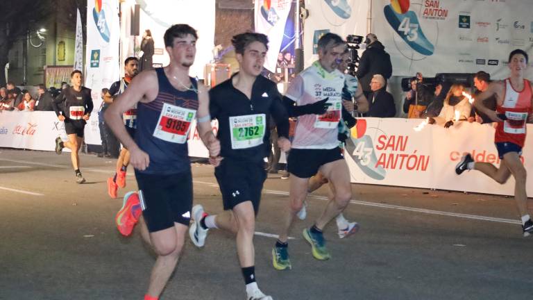 ¿Está dentro de la marea de atletas? San Antón sigue...