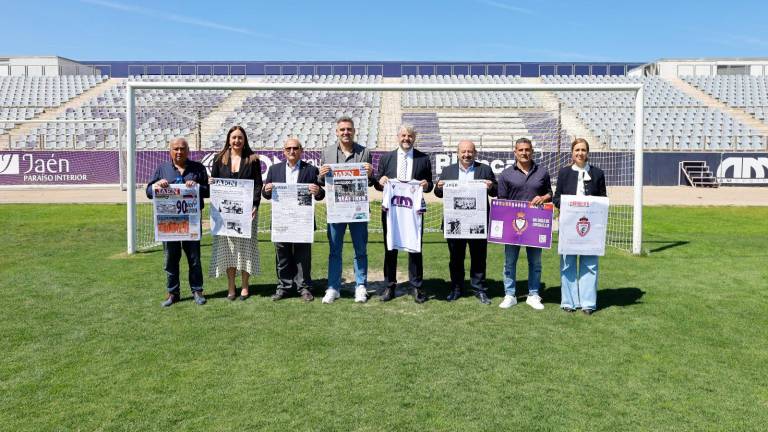 Una camiseta especial del Real Jaén por el 85 aniversario de Diario JAÉN