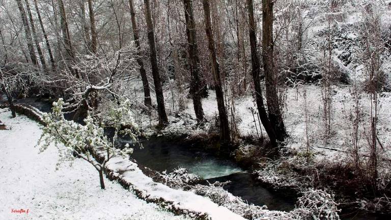 Increíbles imágenes de la nevada en Pontones
