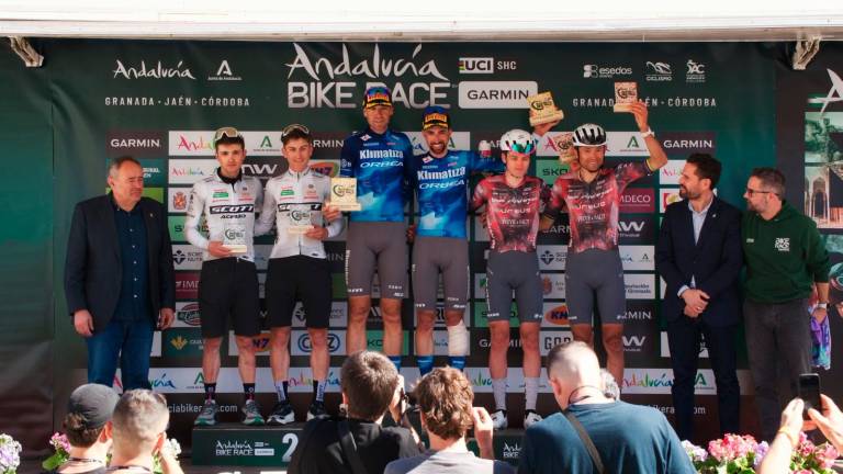 Valero y Stutzmann, Morath y Mairhofer, primeros líderes de la Bike Race antes de la llegada a Jaén