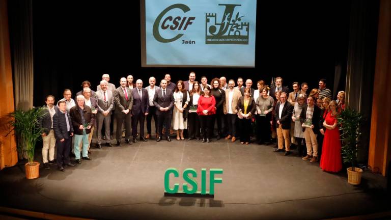 CSIF reconoce la labor de los profesionales al servicio de la ciudadanía en los I Premios Jaén por el Empleo Público