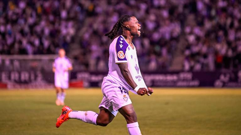 <i>Moha Keyta. / Miranda López / Real Jaén CF. </i>