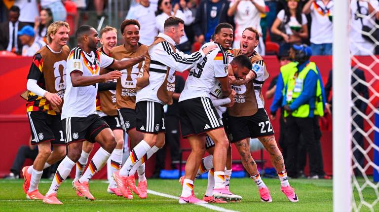 <i>Celebración de uno de los goles de Deniz Undav. / Tom Weller / dpa.</i>