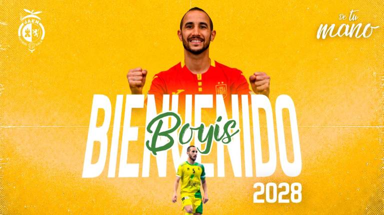 <i>Mensaje de bienvenida del Jaén Paraíso Interior a Boyis.</i>