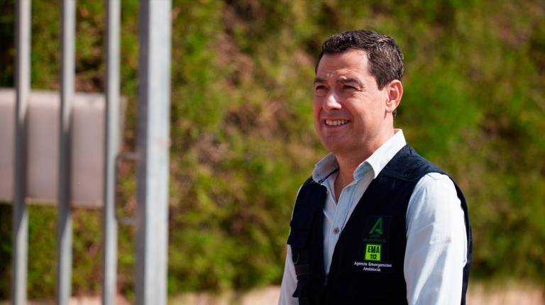 <i>El presidente de la Junta de Andalucía, Juanma Moreno. / Europa Press. </i>
