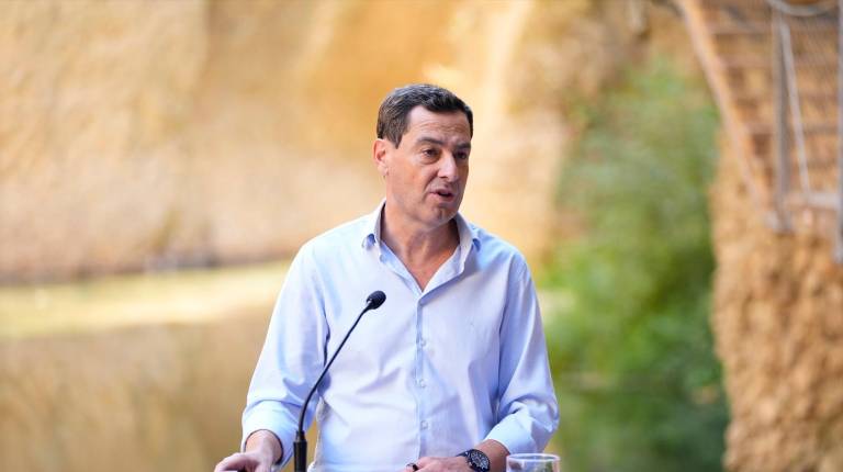 <i>El presidente de la Junta de Andalucía, Juanma Moreno. / Europa Press. </i>