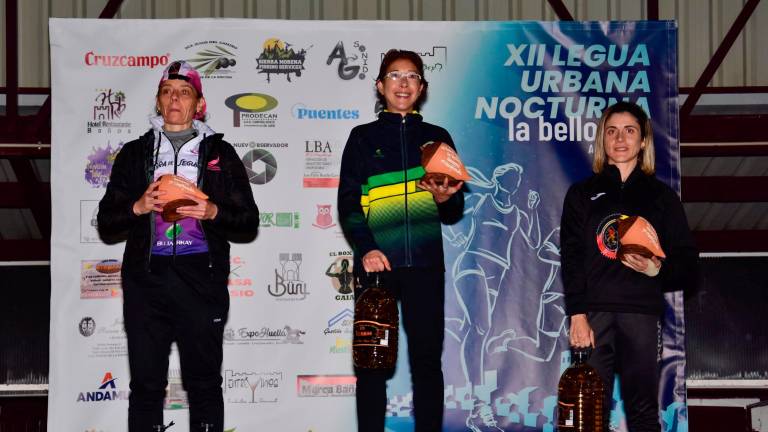 Canales y María José Jiménez dominan la Legua Urbana La Bellota de Baños de la Encina