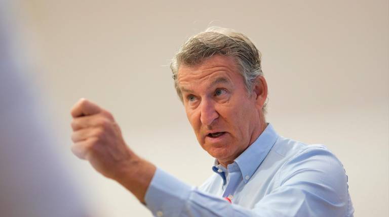<i>El presidente del Partido Popular, Alberto Núñez Feijóo. / César Arxina / Europa Press.</i>