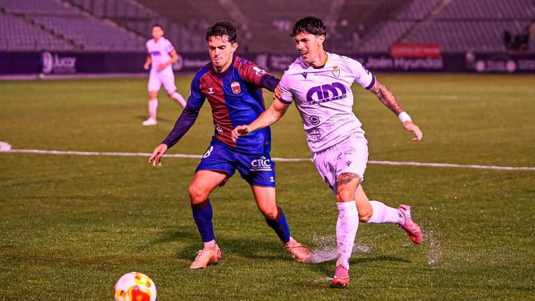 Partido entre el Real Jaén y el CD Eldense. / Miranda López / Real Jaén.
