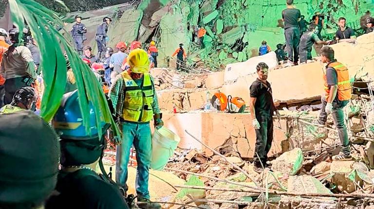 <i>Un edificio derruido en Caracas, Venezuela. / Iris Estrada / Zuma Press / Europa Press / ContactoPhoto.</i>