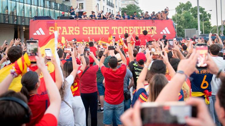 Fotogalería: Así celebra la selección española la Copa del Mundo