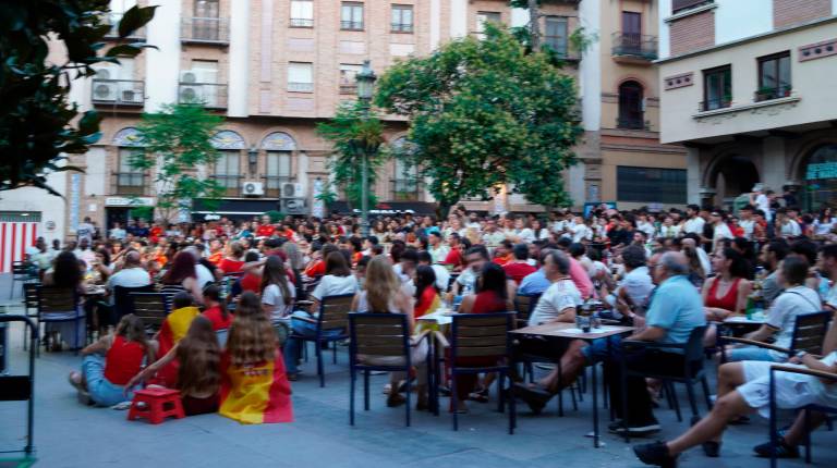 Fotogalería: La provincia de Jaén se convierte en una fiesta con la victoria de España