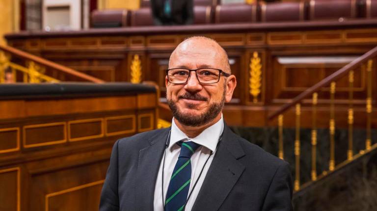 <i>Francisco José Alcaraz Martos, que volverá a encabezar la lista de Vox.</i>