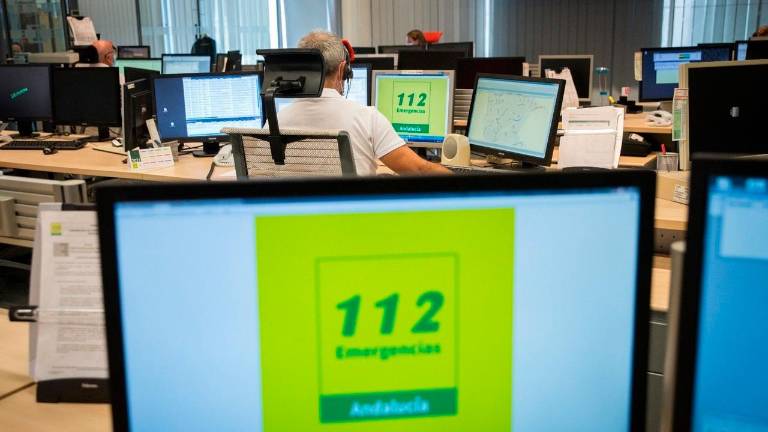 Imagen de archivo de una sala del 112 Andalucía. / Junta de Andalucía.