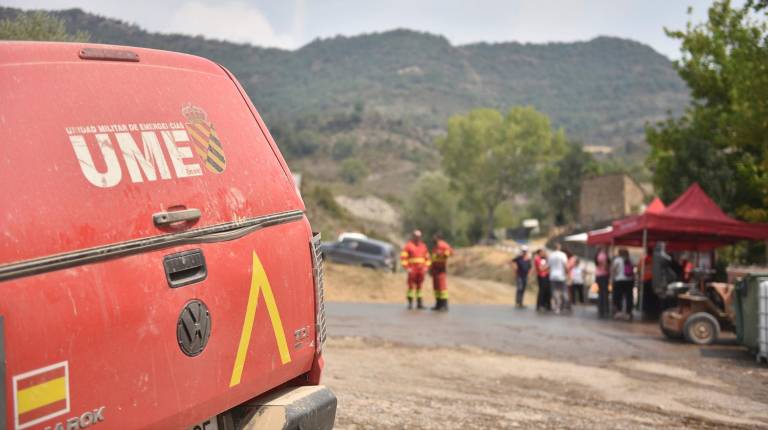<i>Imagen de archivo del incendio de Riglos, Huesca, Aragón. / Verónica Lacasa / Europa Press.</i>