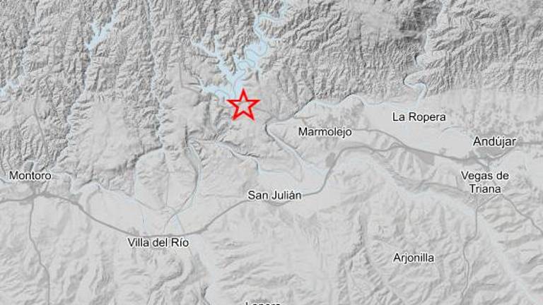 Registrado un terremoto de magnitud 1,8 en Marmolejo