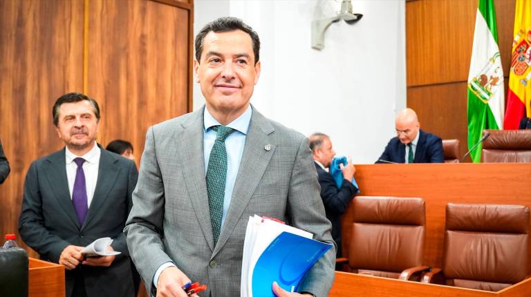 <i>El presidente en funciones de la Junta y candidato del PP-A a la reelección, Juanma Moreno. / Europa Press. </i>