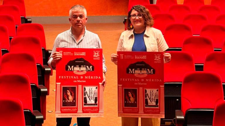 <i>Presentación del cartel del Festival Internacional de Teatro Clásico de Mérida tendrá parada esta temporada en Martos. / Ayuntamiento de Martos. </i>
