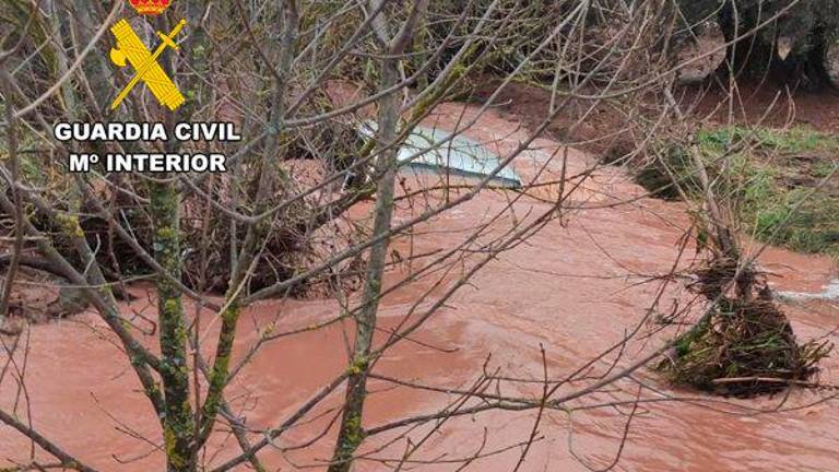 Rescatada en Santisteban del Puerto tras ser arrastrada en su coche por la crecida de un arroyo