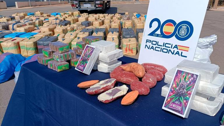 Desmantelada una red que introdujo 15,3 toneladas de hachís en Almería