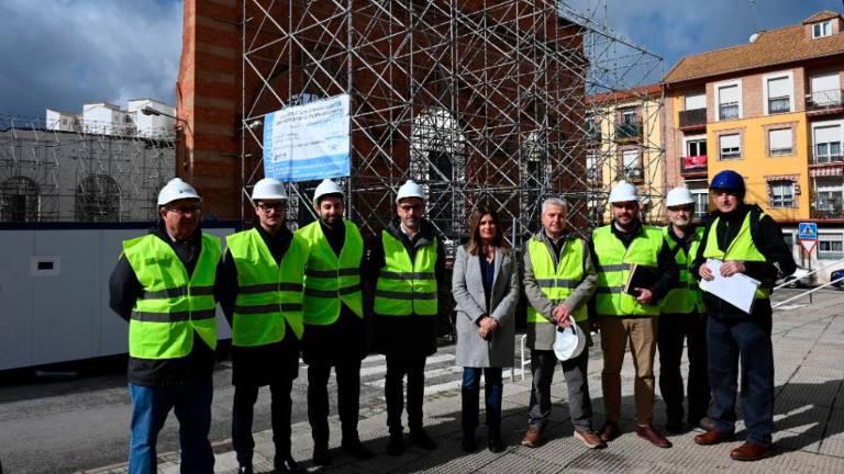 Arrancan las obras de rehabilitación del Mercado de Santiago. / Ayuntamiento de Linares.