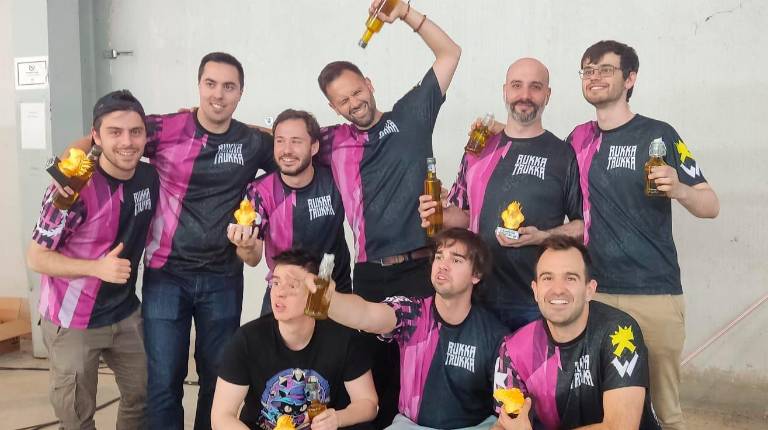 <i>Rukkatrukka, el equipo ganador de la segunda edición de la competición. / A. Bravo.</i>