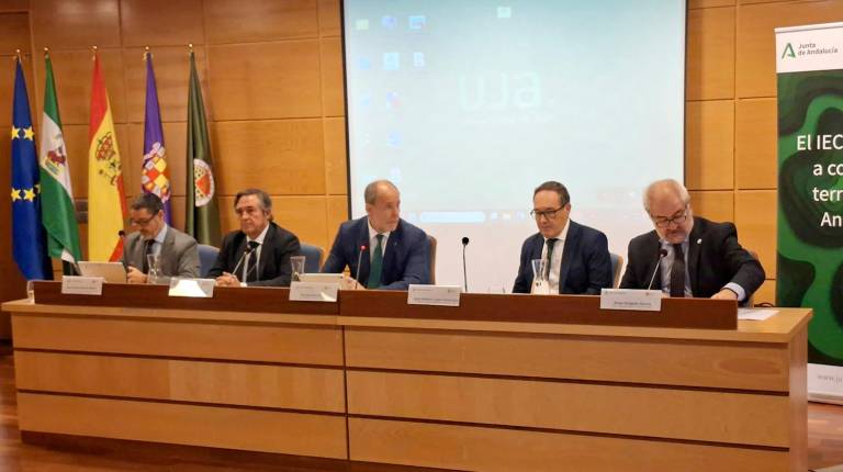 <i>Acto del 20 aniversario de la Red Andaluza de Posicionamiento. / UJA.</i>
