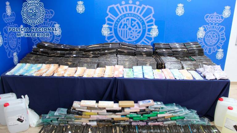 38 detenidos y media tonelada de cocaína incautada en Jaén y otras dos provincias