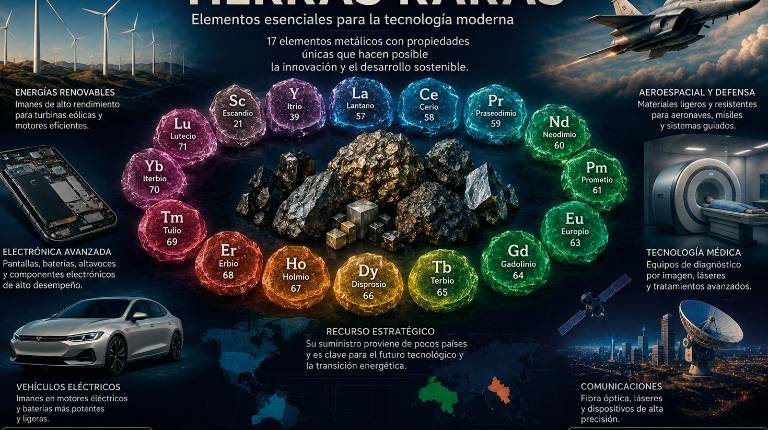 Tierras raras en Jaén