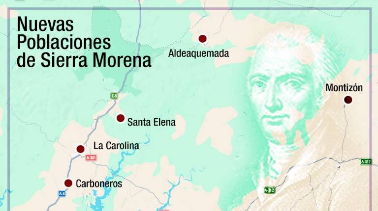 <i>Las Nuevas Poblaciones en la provincia de Jaén.</i>