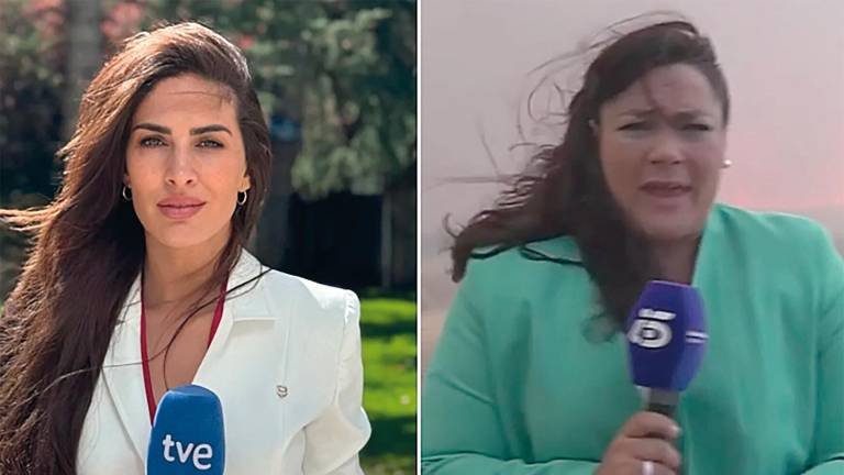 Varios reporteros denuncian el peligro ante los incendios