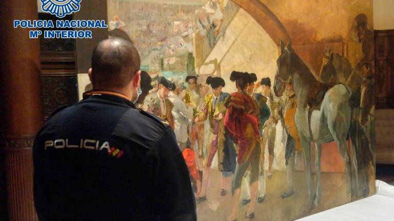 La Policía recupera en Bruselas un cuadro de Joaquín Sorolla