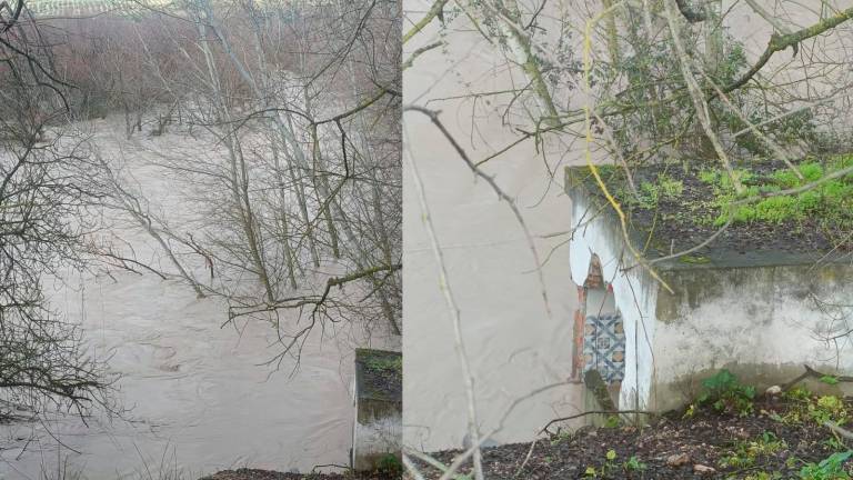 El Guadalquivir anega el puente que une Vados de Torralba y Campillo del Río