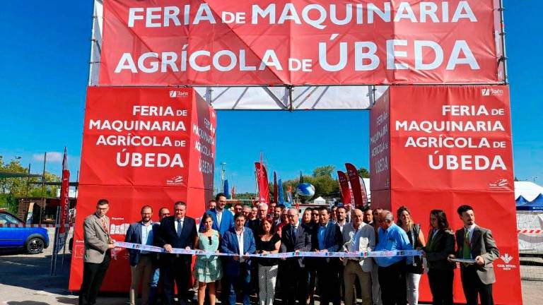 En marcha la Feria de Maquinaria Agrícola de Úbeda, referente nacional del sector