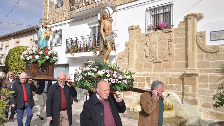 La fe marmoleña más humilde hacia San Sebastián