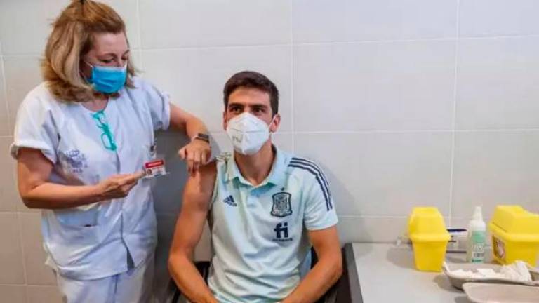 La selección española de fútbol ya está vacunada contra la covid-19