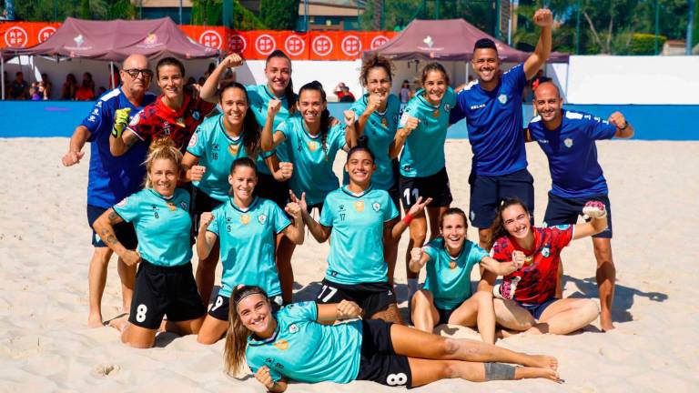La Copa Federación de Fútbol Playa Femenina ya conoce a sus cuatro semifinalistas