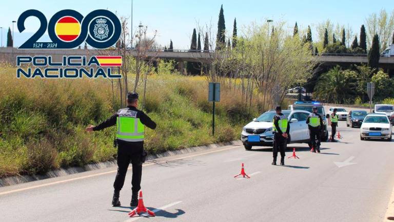 Control de la Policía Nacional.