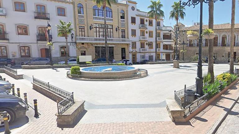 <i>Captura de Google Maps de la Plaza de la Constitución donde han ocurrido los hechos. </i>